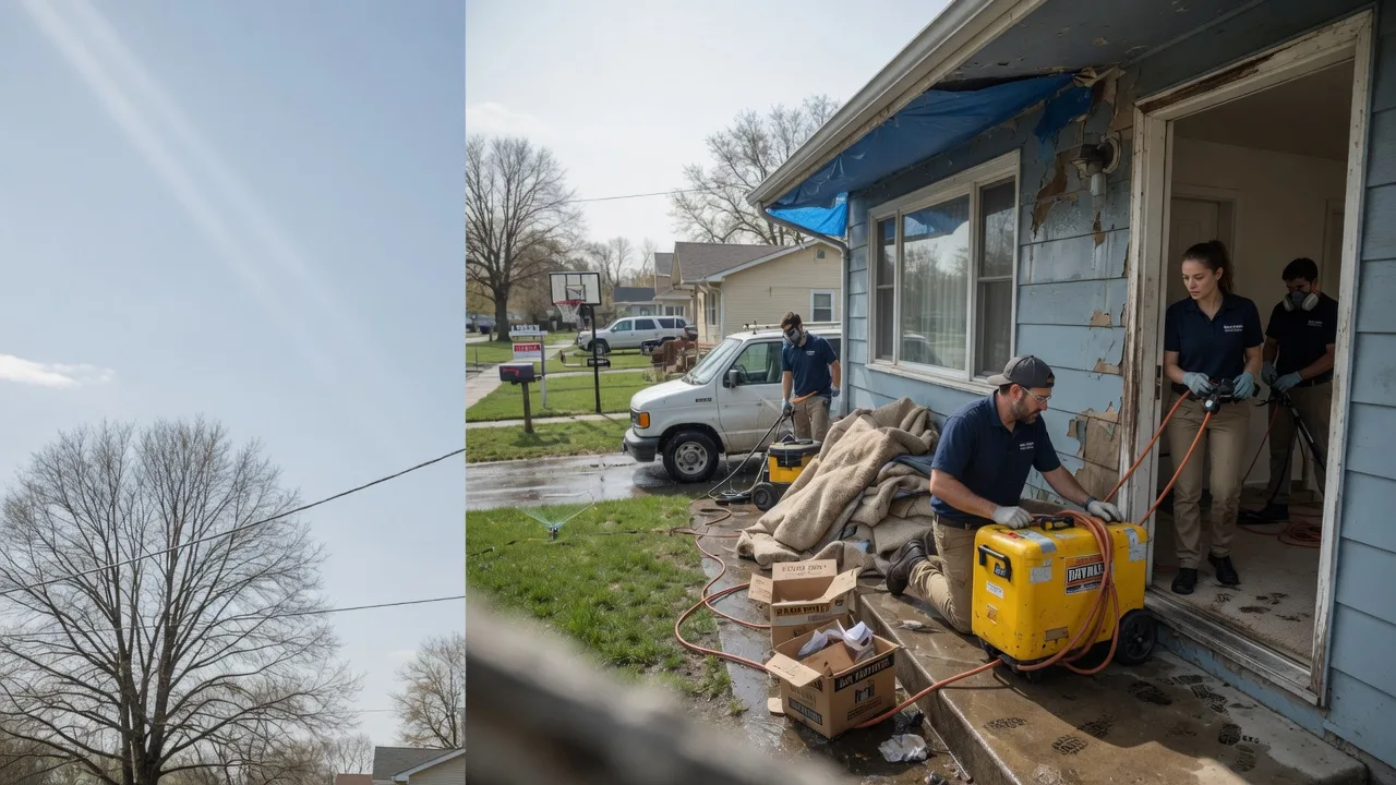 Basement Flood Cleanup in Tonkawa, OK near me
